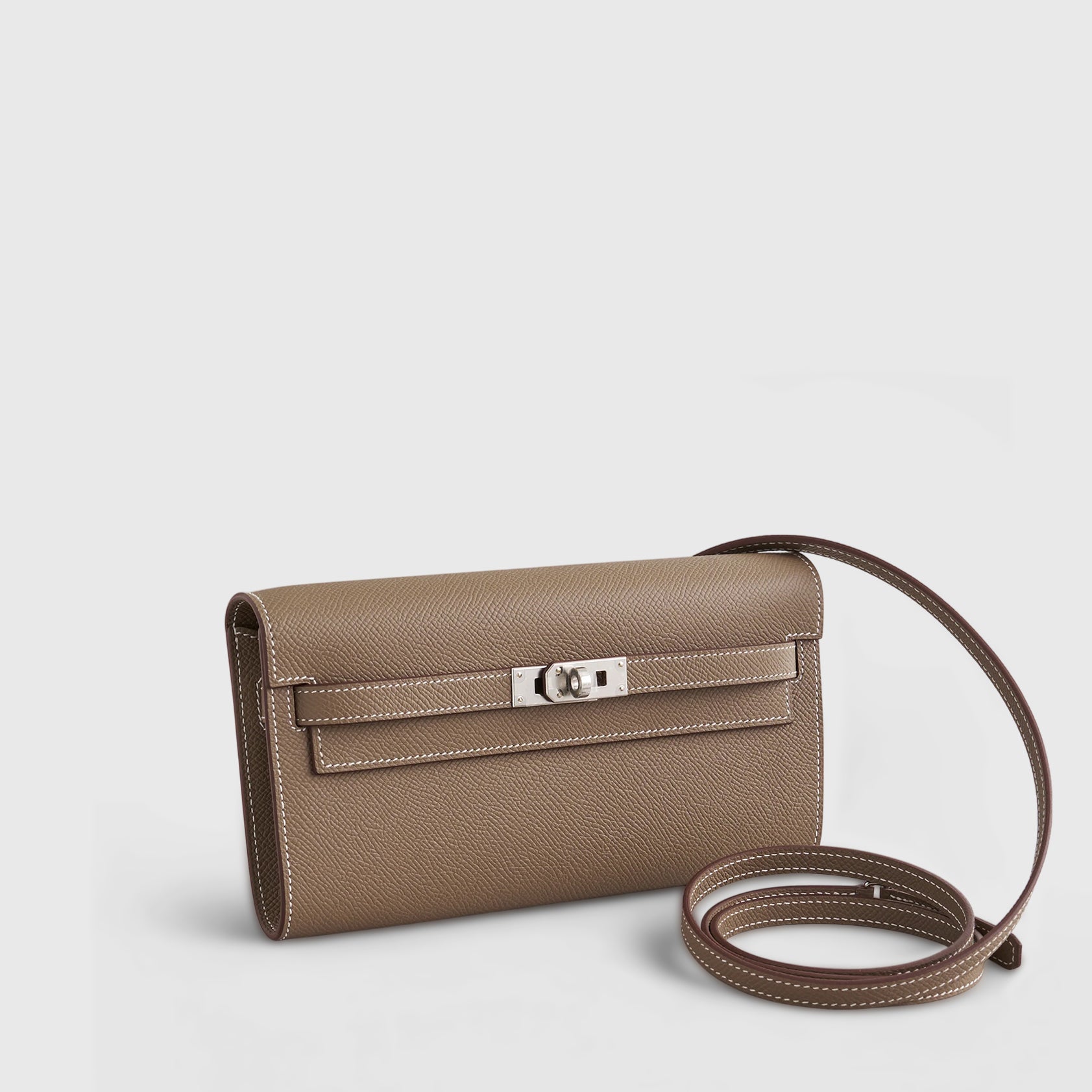 Hermès Kelly To Go Epsom Etoupe Sellier Palladium Hardware