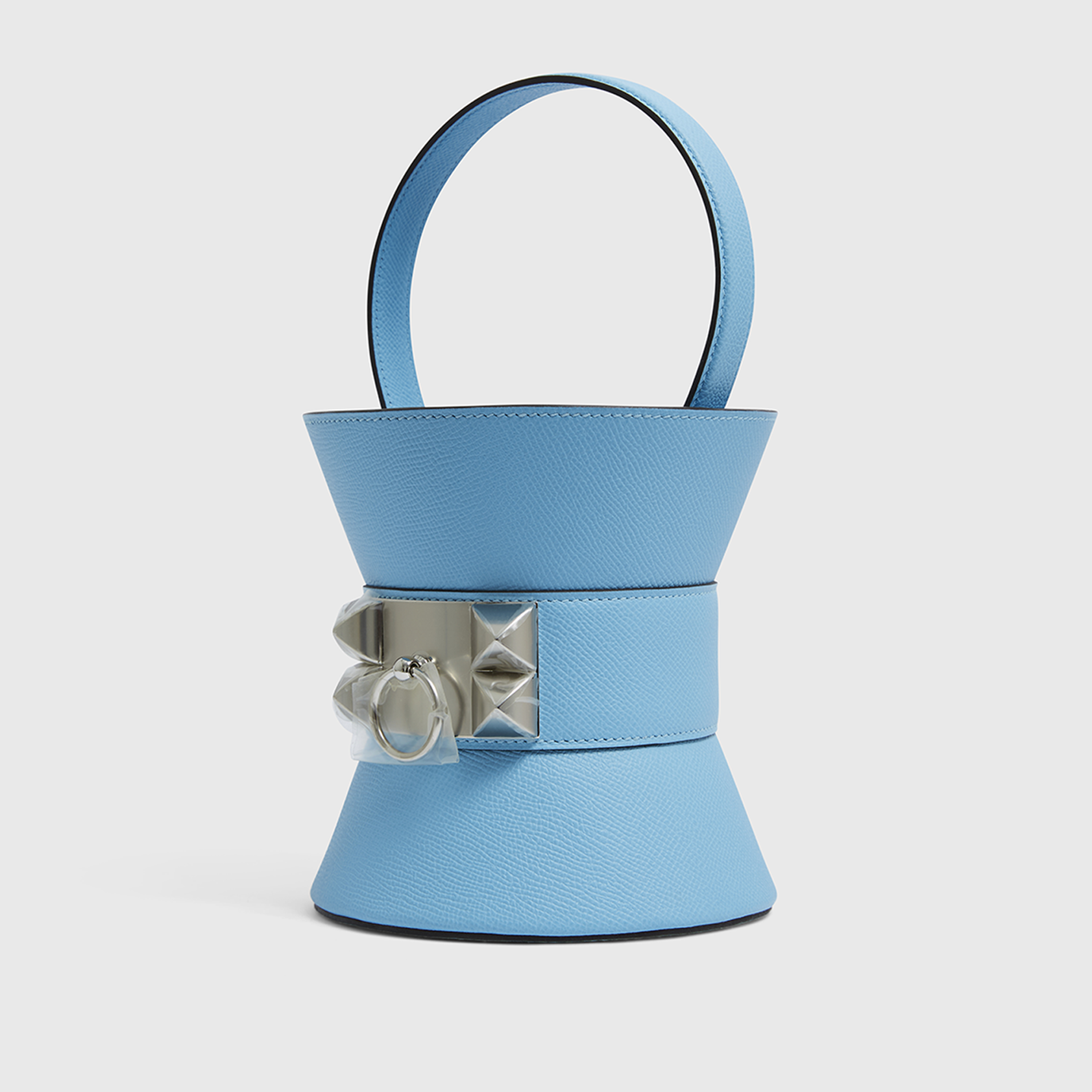 Hermès Medor Bag Mini Epsom Blue Celeste Palladium Hardware