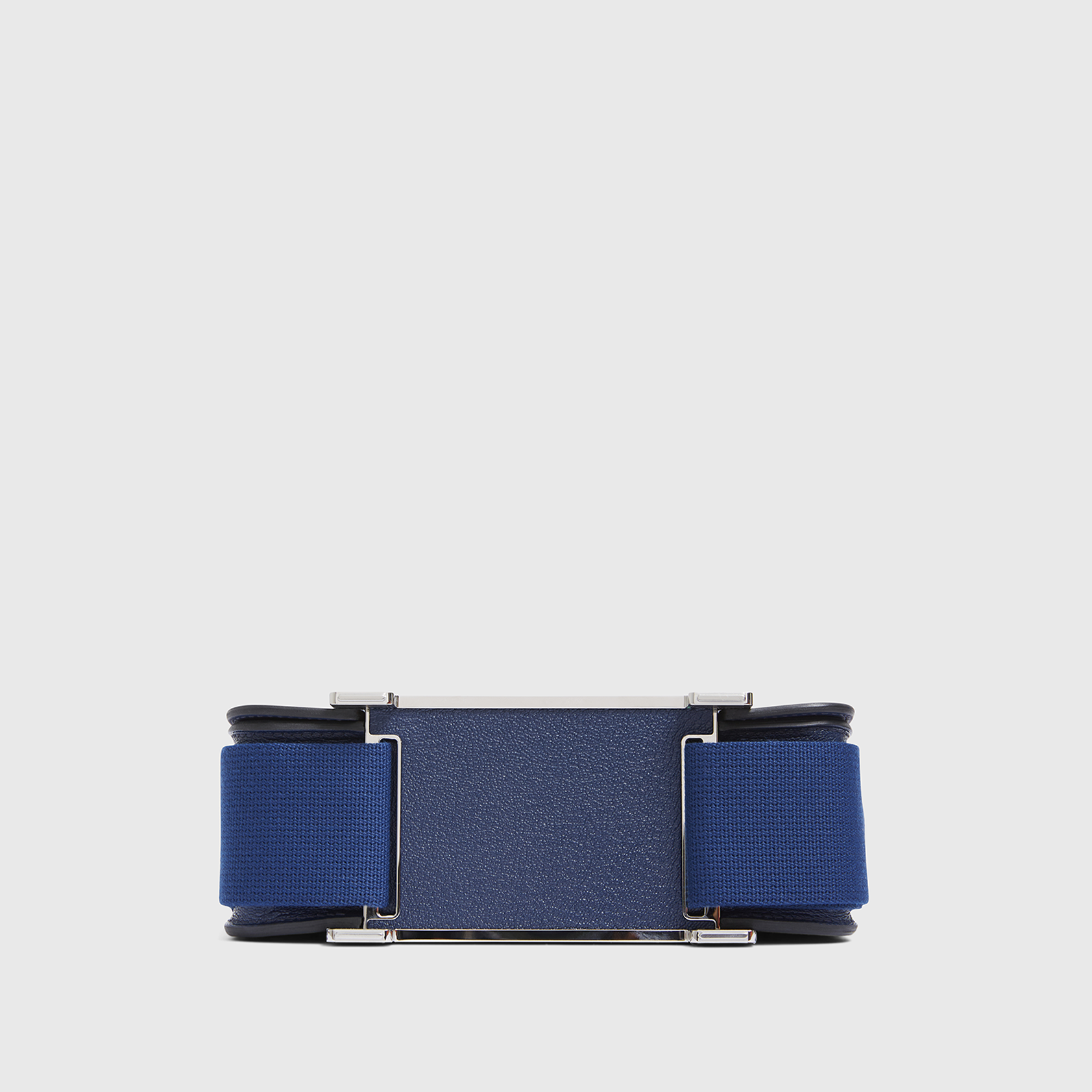 Hermès Geta Bag Chevre Navy Palladium Hardware