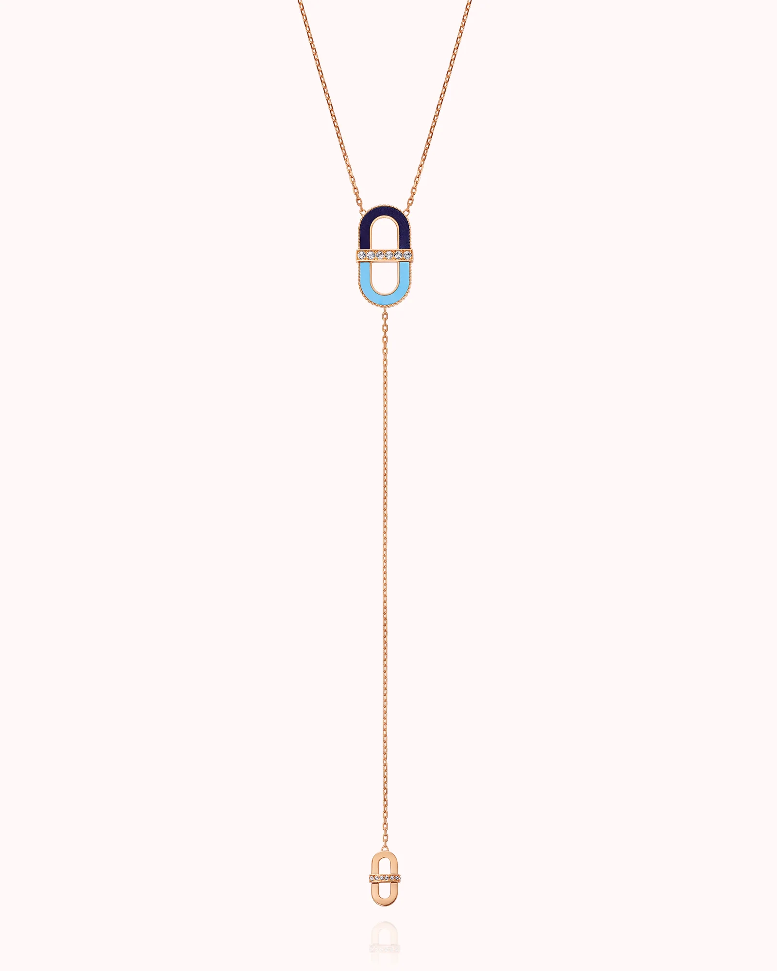 Karina Choudhrie Vitamin Pink Light Necklace - Lapis & Turquoise