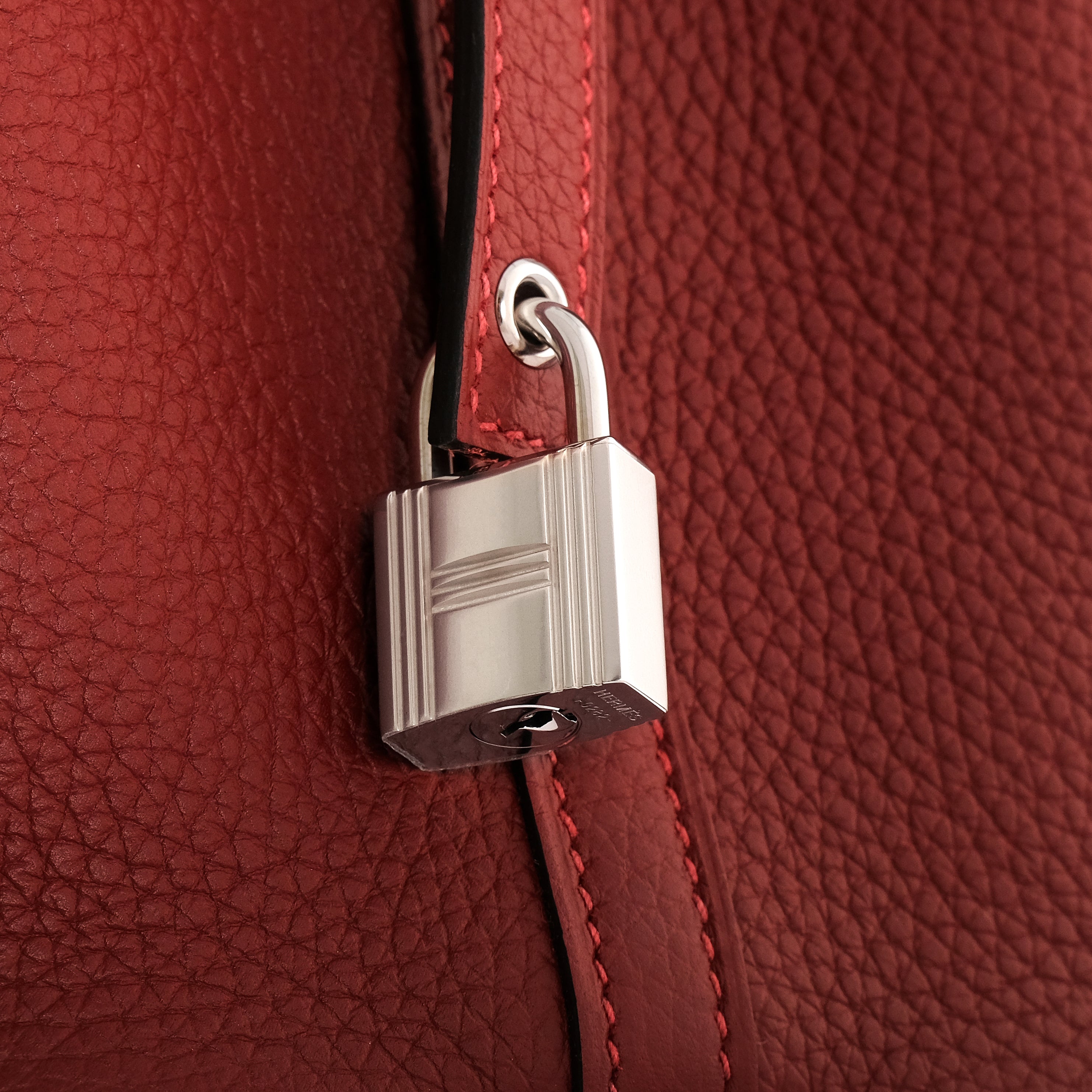 Hermès Picotin 18 Clemence Rouge H Palladium Hardware