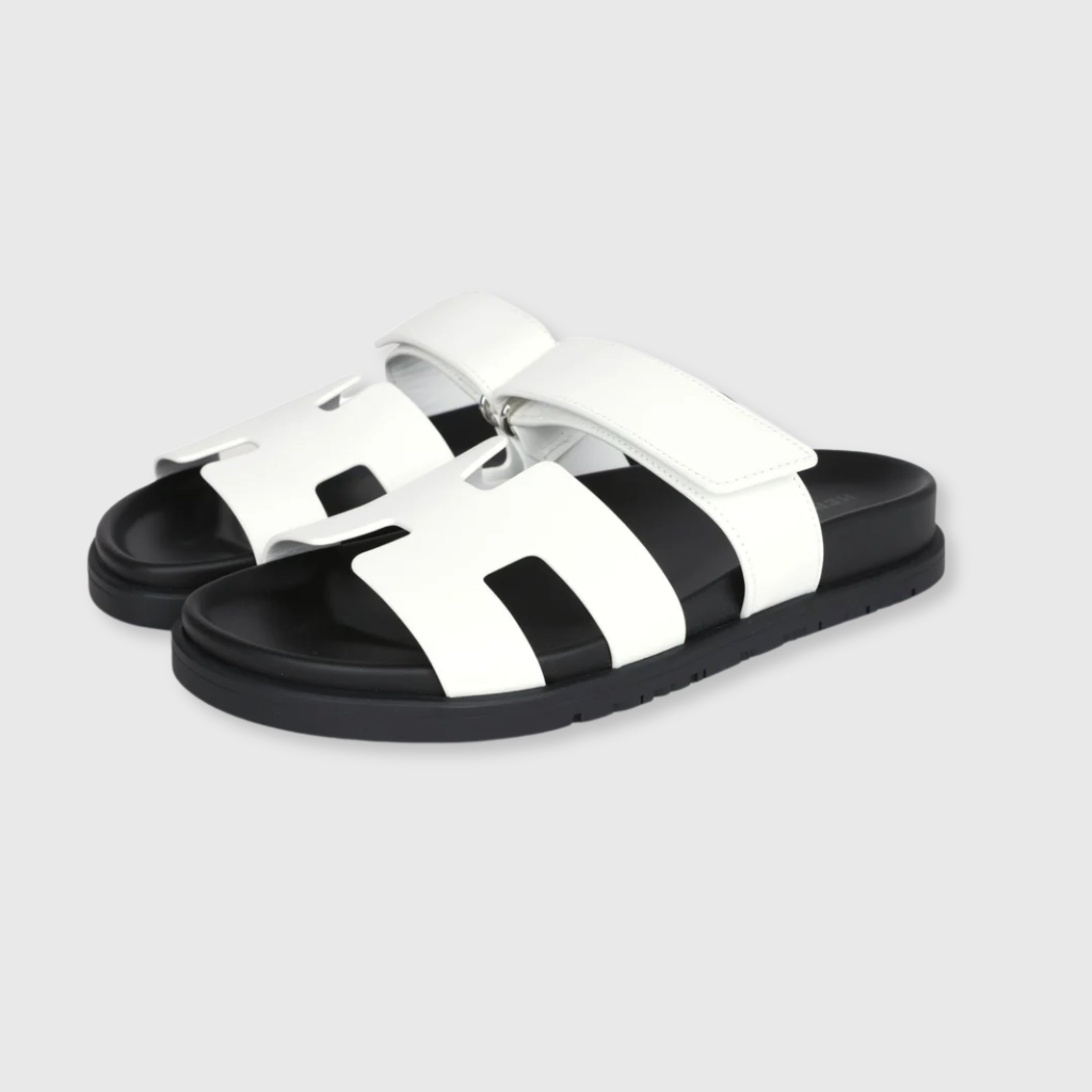 Hermès Chypre Sandals White