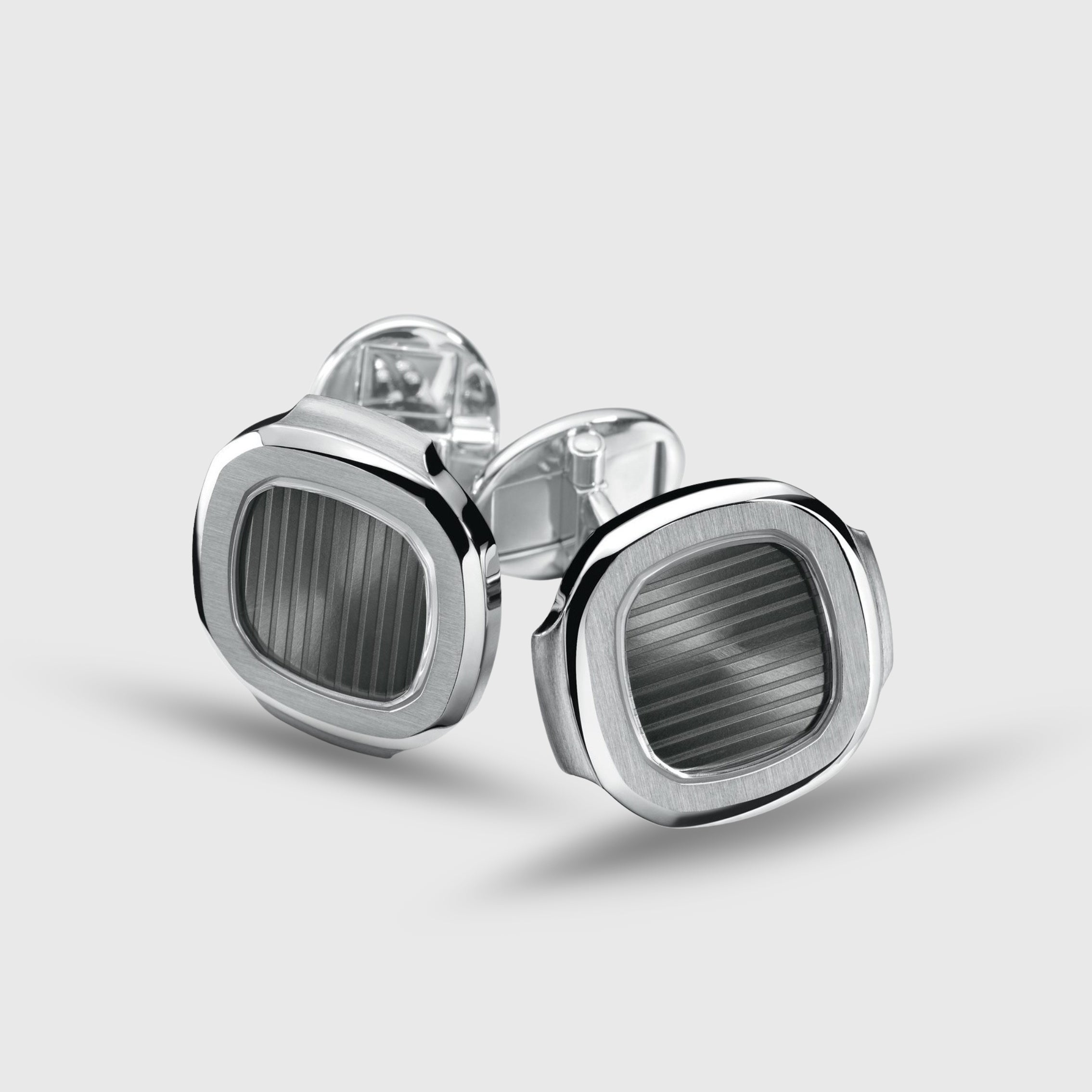 Patek Philippe Nautilus Cufflinks Slate White Gold